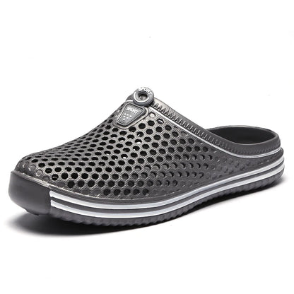 Hollow-Out Beach Clogs – Lightweight Unisex Non-Slip Sandals