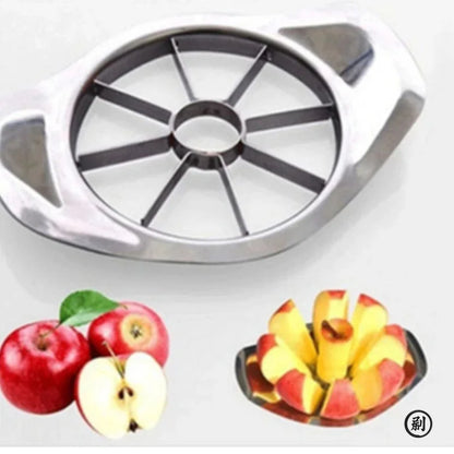 Stainless Steel Apple Slicer & Fruit Cutter with Comfort Handle