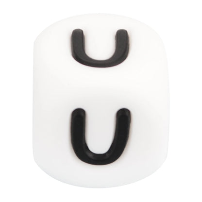 Silicone Alphabet Letter Beads 12mm – 40pcs Food Grade Teething