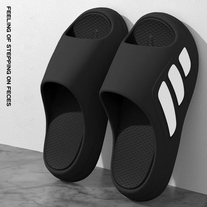 Men's Anti-Slip Thick Sole Slides – Indoor & Outdoor Slippers