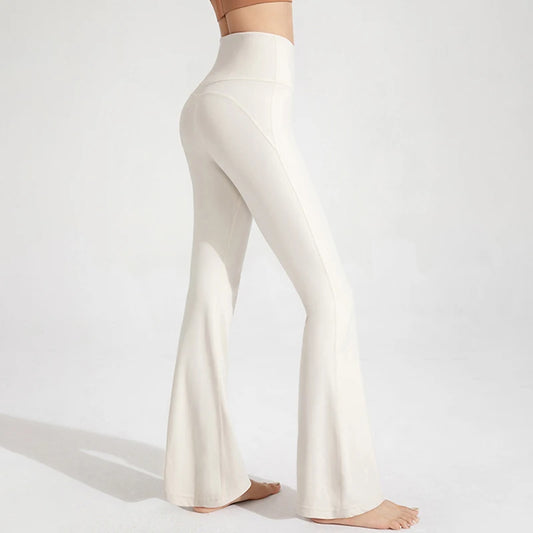 Women's High Waist Flare Pants – Hip Lifting Bell Bottom Leggings