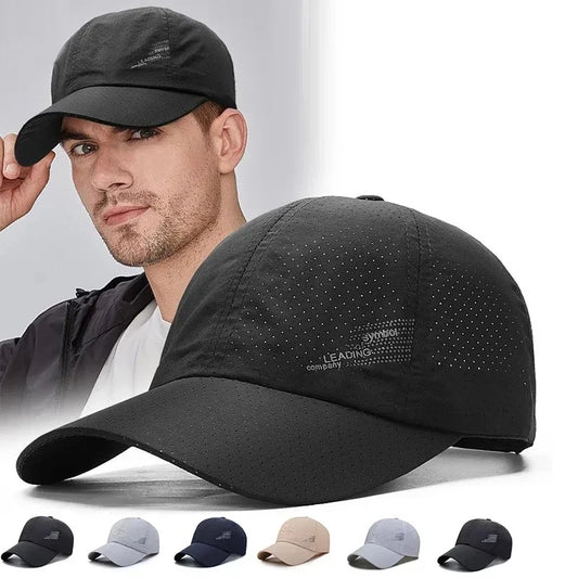 Quick-Dry Outdoor Baseball Cap – Unisex Sun Hat for Golf & Fishing