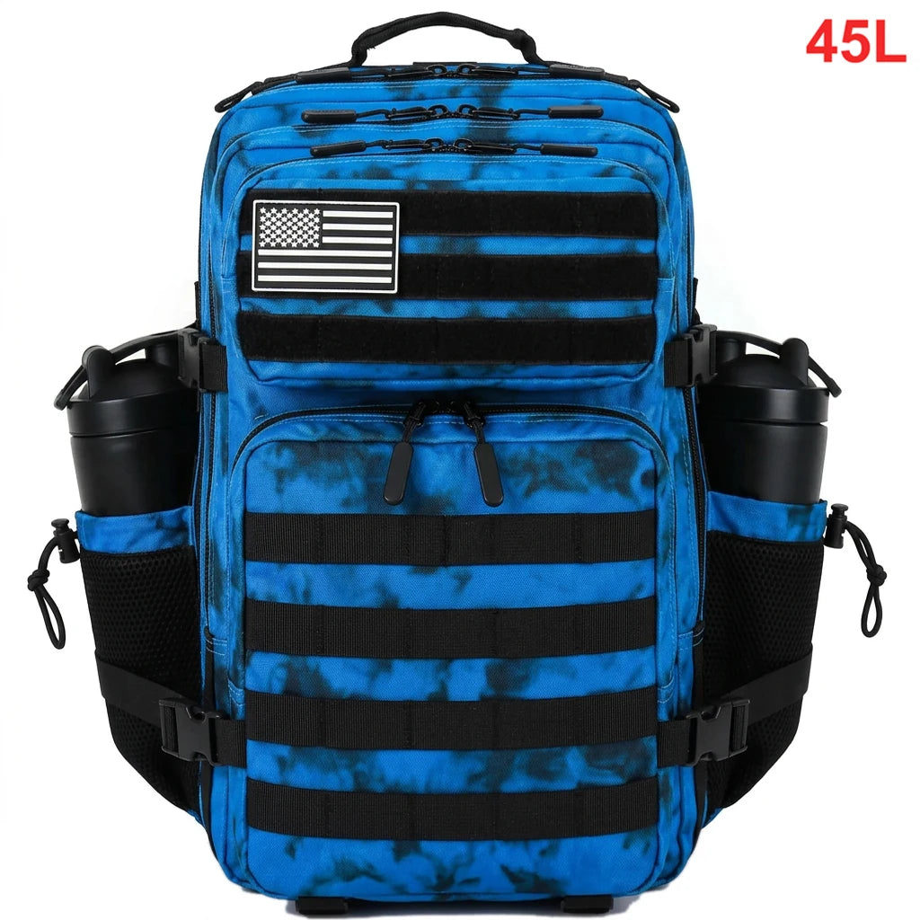 45L Tactical Backpack – Waterproof MOLLE Gym & Hiking Bag
