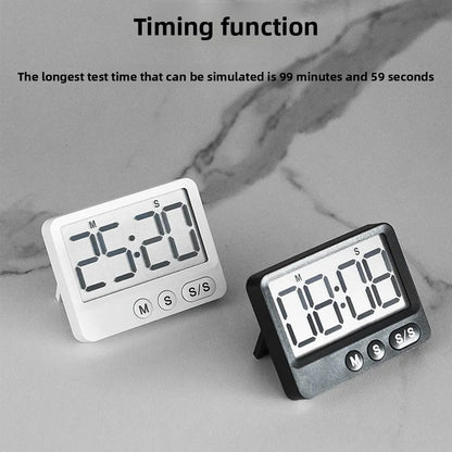 Digital Kitchen Timer with Large LCD Display & Magnetic Back