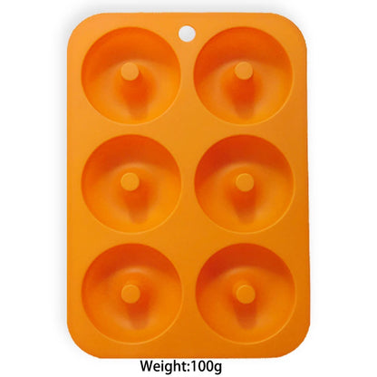 Silicone Donut Mold 6-Cavity – Non-Stick Doughnut Baking Pan