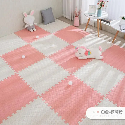 16-Piece Foam Baby Play Mat Interlocking Puzzle Tiles