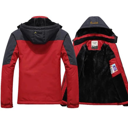 Men's Winter Parka Jacket – Thick Fleece Hooded Windproof Coat