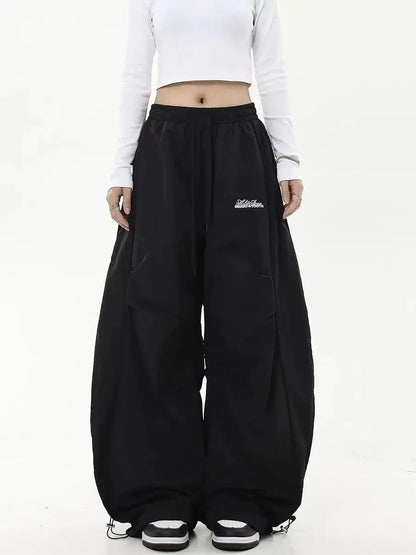 Parachute Pants Women – Y2K Baggy Wide Leg Joggers