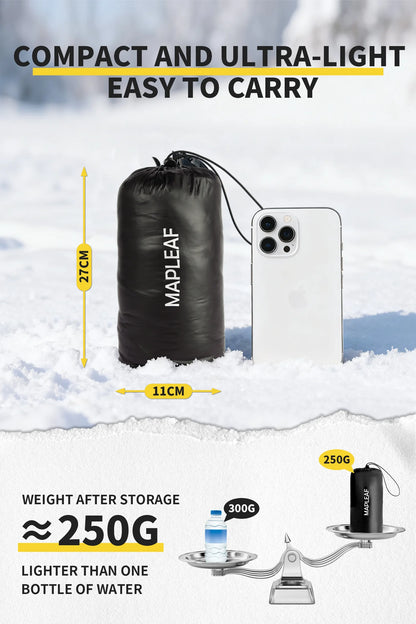 Mapleaf Down Pants – 800FP Ultralight Warm Winter Trousers, Windproof & Waterproof