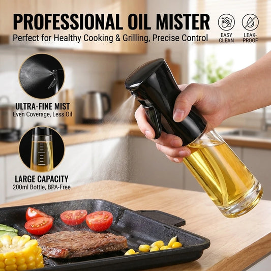Oil Spray Bottle for Cooking, BBQ & Baking