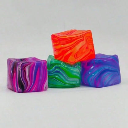 Slow Rebound Ice Cube Squeeze Toy – Soft Stress Relief