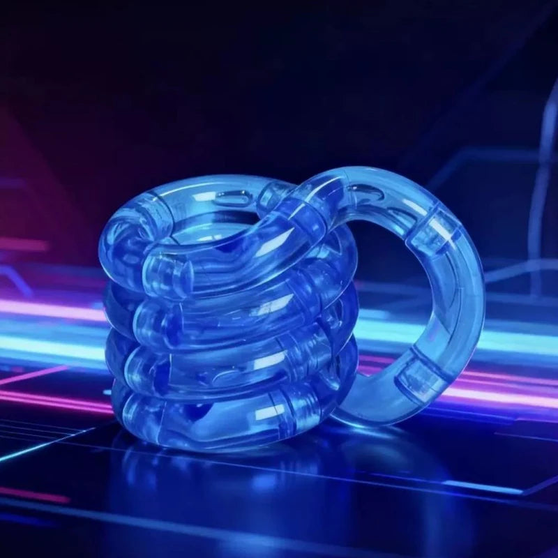 Crystal Twist Fidget Toy – Deformable Rope Stress Relief (1/3/5 Pack)