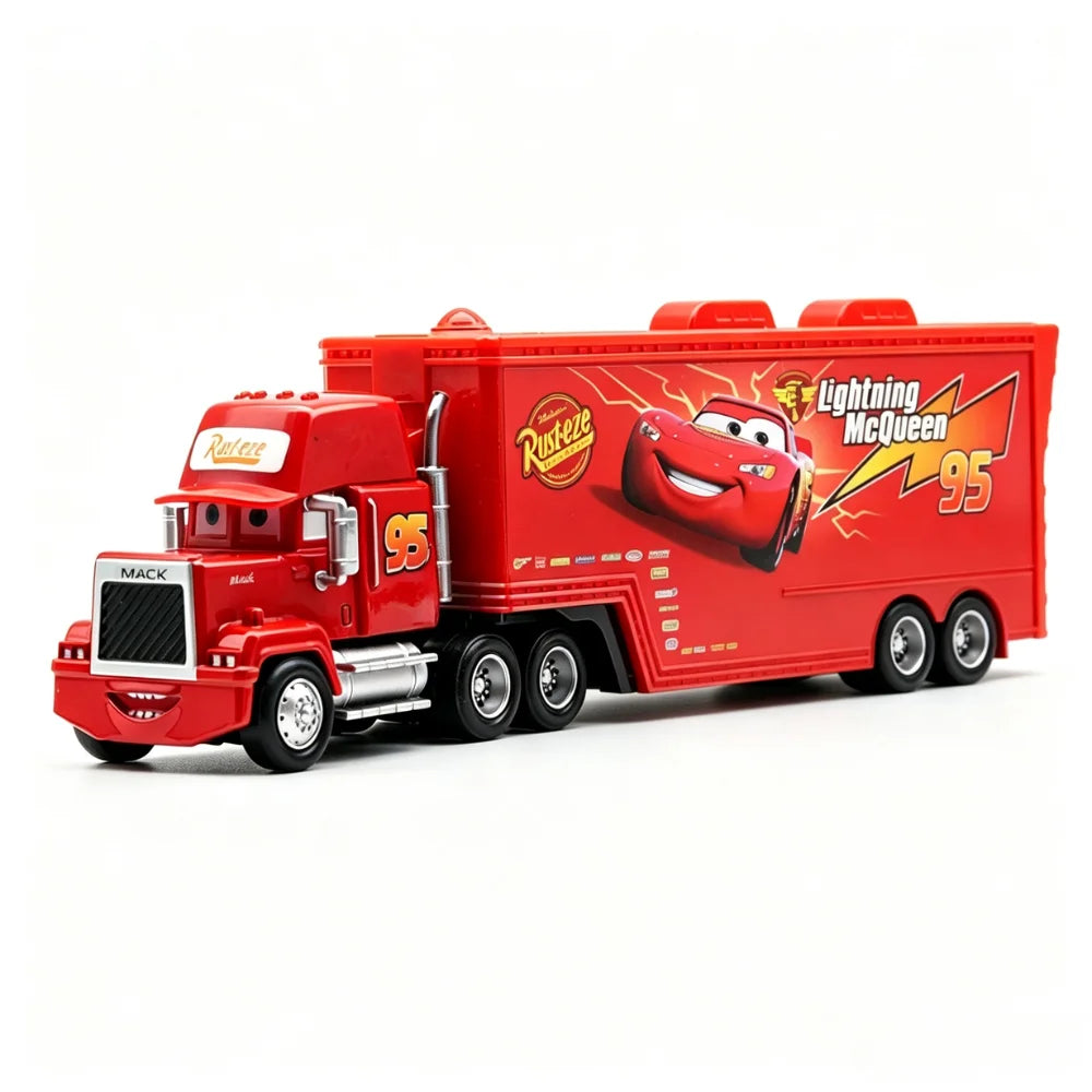 Pixar Cars Lightning McQueen and Uncle Mike Truck Set