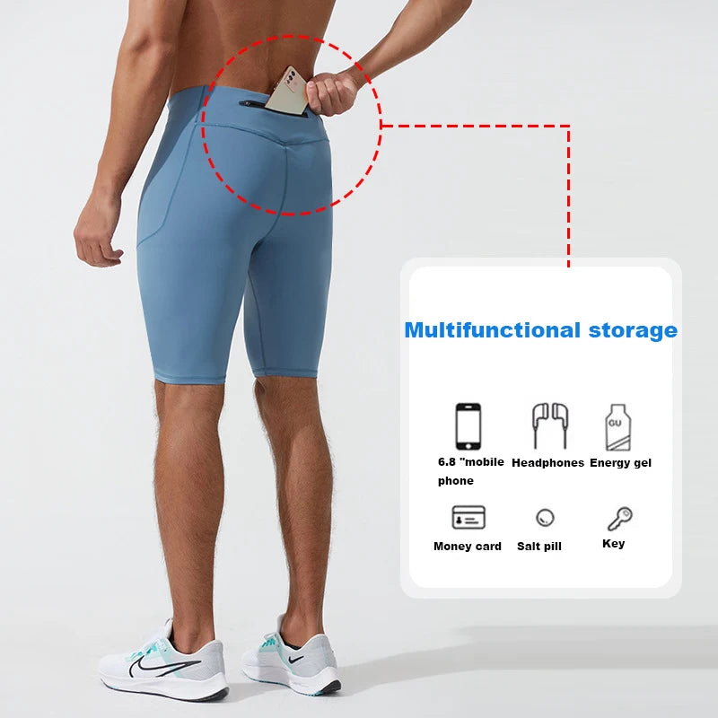 Men's Compression Shorts – Quick Dry Fitness Tights