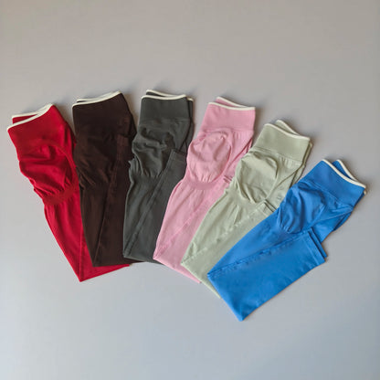 Seamless High-Waist Leggings for Women – Tummy Control Yoga Pants