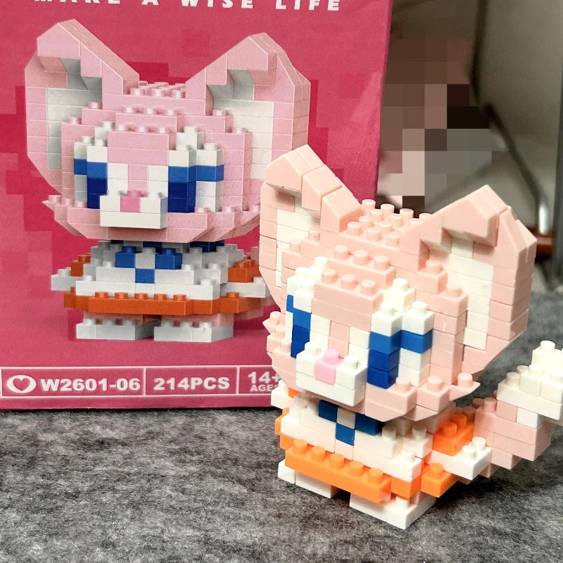 Cute Cartoon Mini Building Blocks Set – Disney & Sanrio Character Bricks