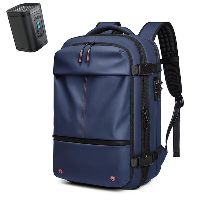 17-Inch Laptop Backpack for Men – Expandable Travel & Business Bag