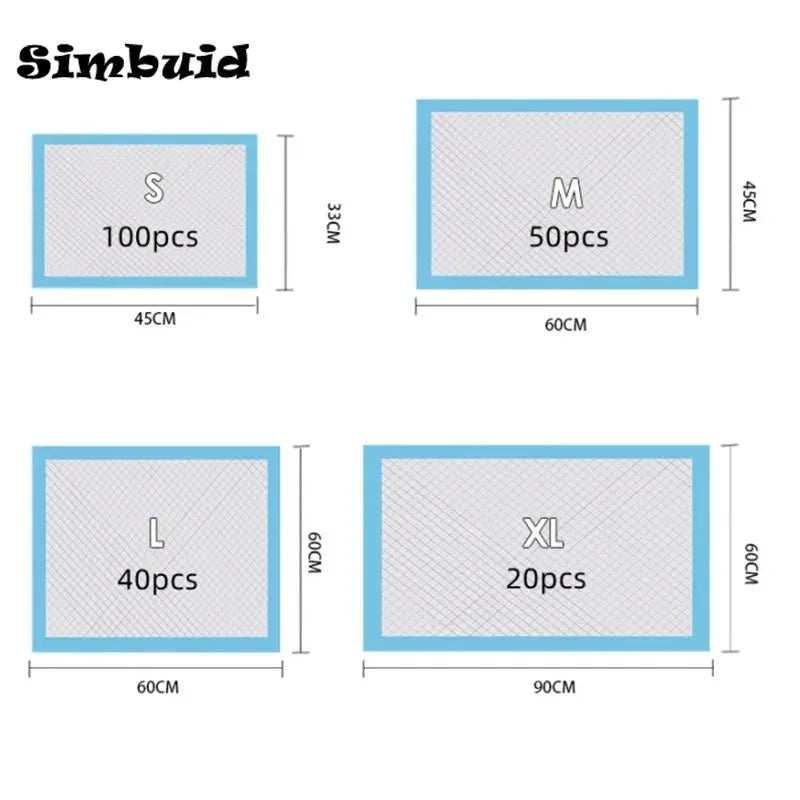 Dog Training Pee Pads – Super Absorbent Disposable Pet Pads