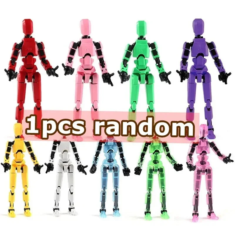 3D Printed Multi-Jointed Robot Action Figure – Full Articulation with Accessories