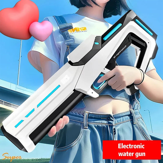 Electric Water Gun Toy for Kids – Automatic Squirt Pistol for Summer Pool Play