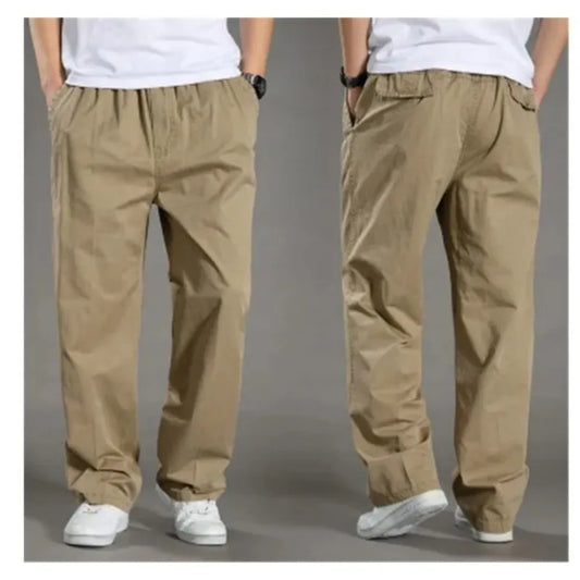 Men's Casual Cargo Pants – Cotton Joggers for Work & Outdoor
