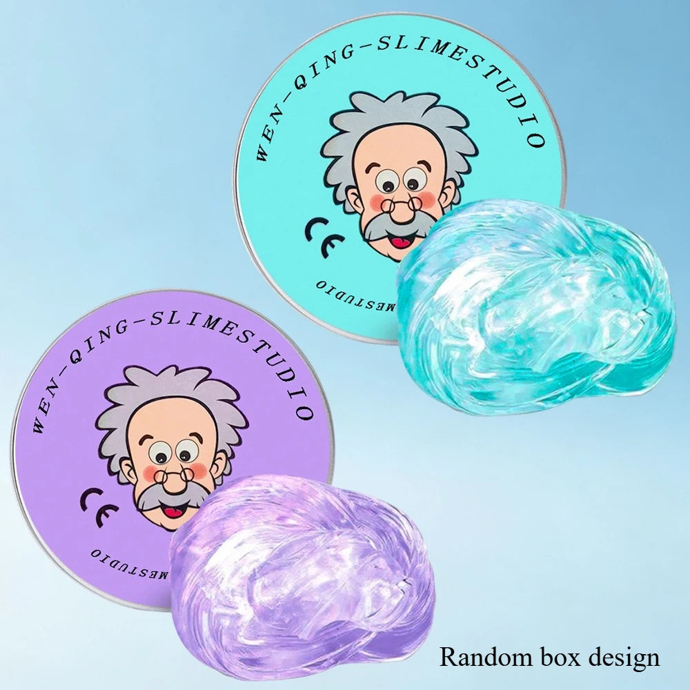 Crystal Slime Stress Relief Fidget Toy – Fluffy Putty for Kids