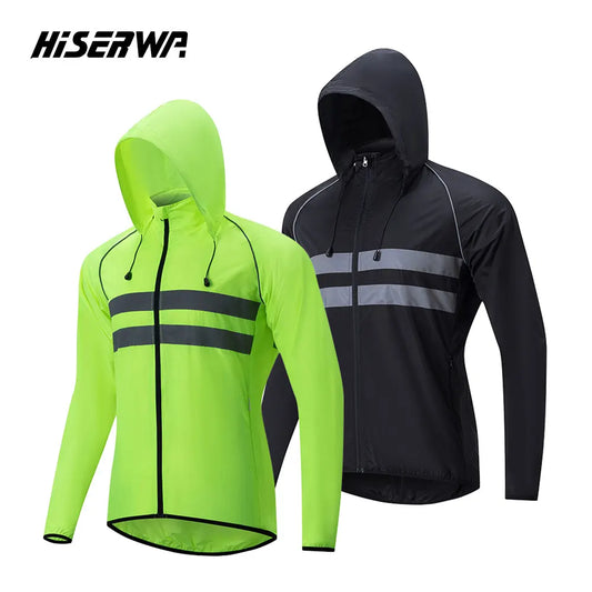 Cycling Windbreaker Jacket Waterproof Reflective Ultralight MTB Road Bike