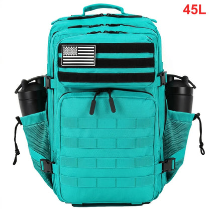 45L Tactical Backpack – Waterproof MOLLE Gym & Hiking Bag