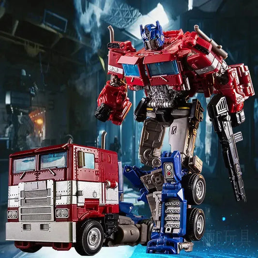 Transformable Robot Car Toy – Alloy Die-Cast Action Figure for Kids