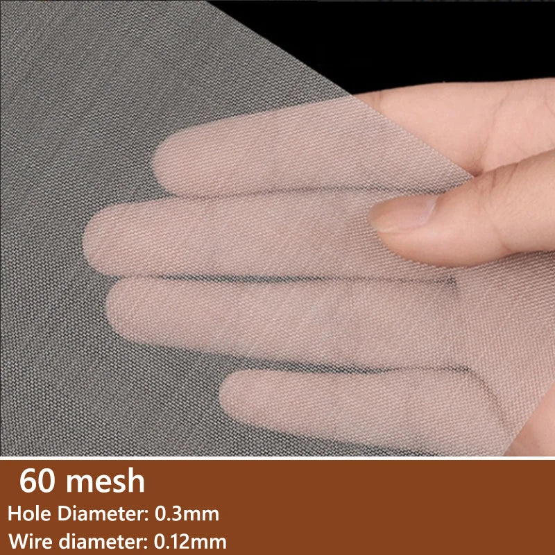 304 Stainless Steel Wire Mesh Filter Screen – 4 to 500 Mesh