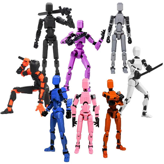 T13 Titan Articulated Robot Dog Action Figure – Multi-Jointed Poseable Toy