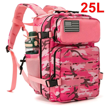 Tactical MOLLE Backpack – 25L & 45L Hiking Rucksack