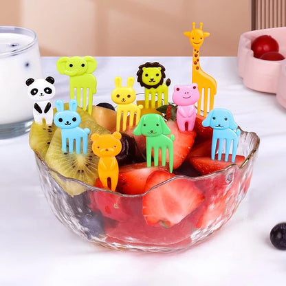 Kids Bento Food Picks Set – Cute Animal Forks & Lunch Accessories