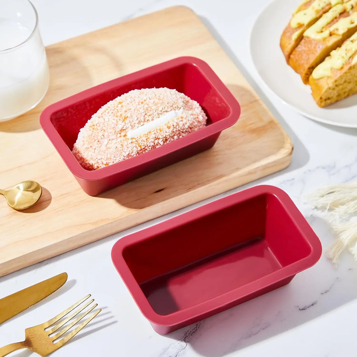 Silicone Loaf Pan – Nonstick Rectangle Bread Baking Mold