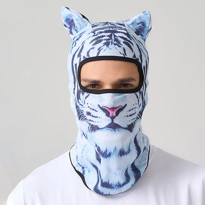 3D Cat Animal Balaclava Full Face Mask for Skiing & Motorcycle