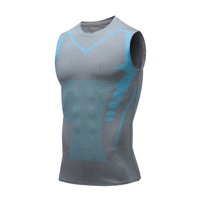 Men's Compression Tank Top – Sleeveless Quick-Dry Gym Shirt