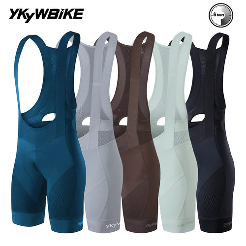 Men's Cycling Bib Shorts with 6-Hour Padded Chamois