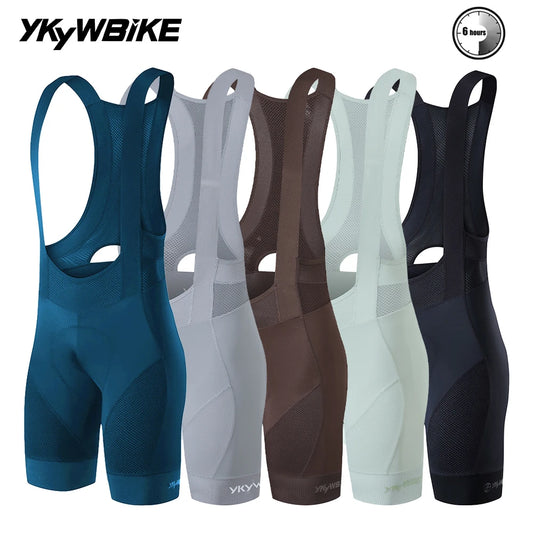 Men's Cycling Bib Shorts with 6-Hour Padded Chamois