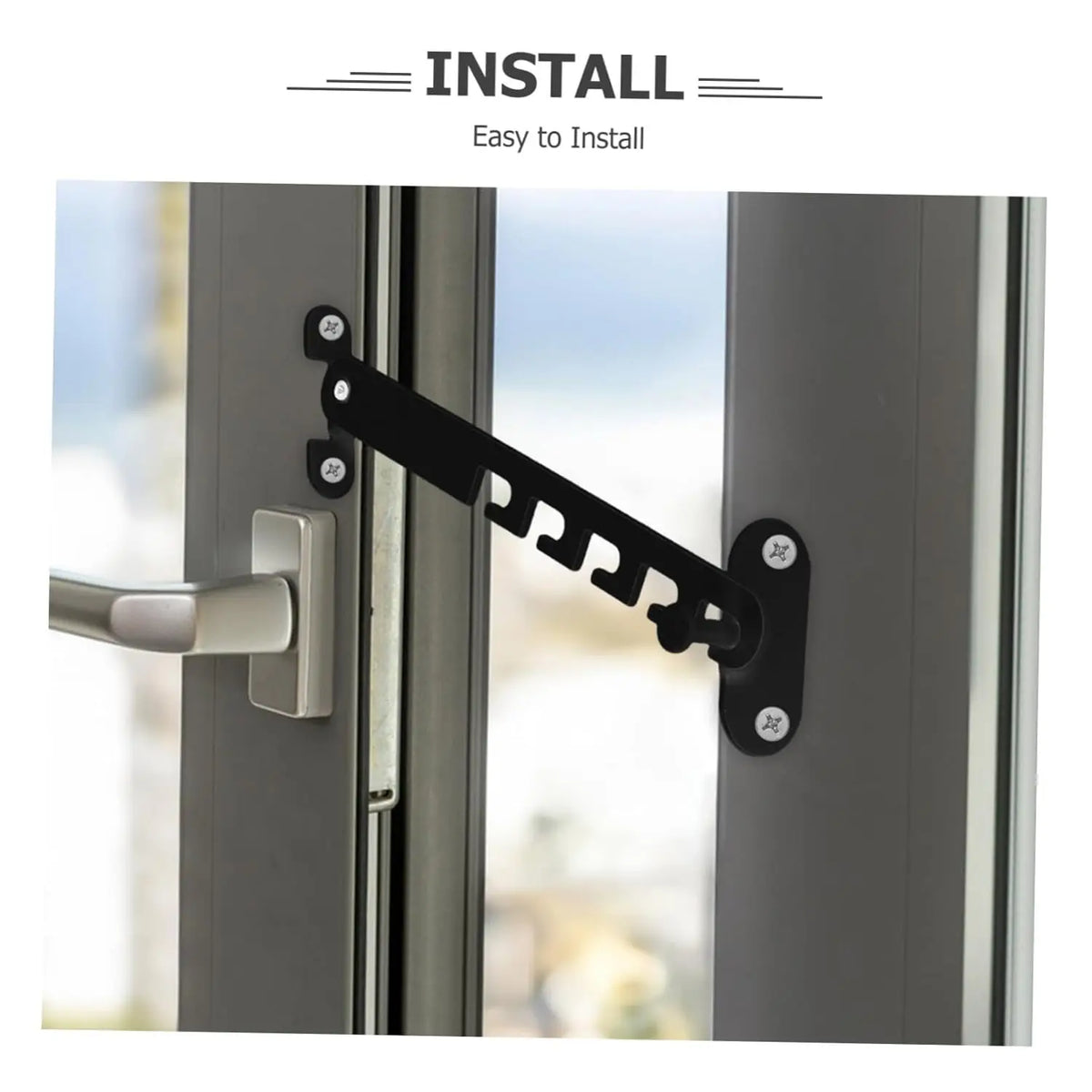 Window Restrictor Latch – Child Safety Lock with Adjustable Limiter