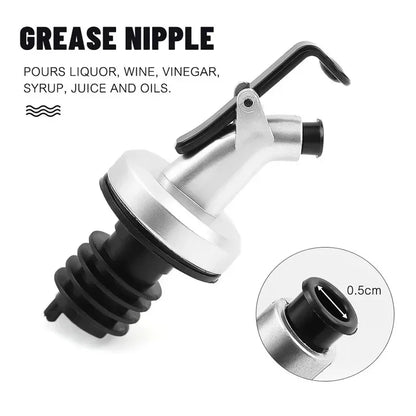 Leakproof Bottle Pourer Stopper with Flip Cap – Set of 1 to 4