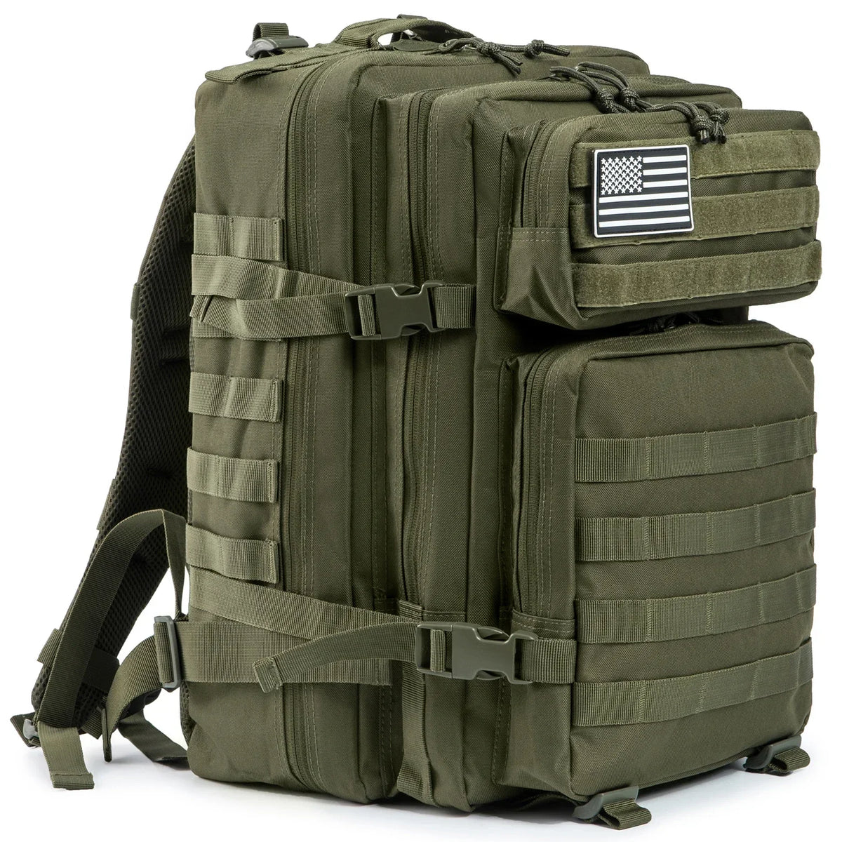 45L Tactical Backpack MOLLE Military Assault Pack for Hiking & Camping