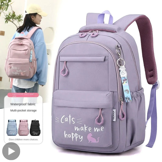 Girls School Backpack – Cute Kawaii Kids Bag for School & Daily Use