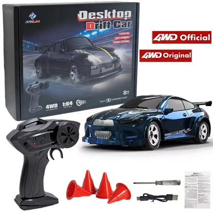 4WD RC Drift Car Lightning Racing 1:43 & 1:64 Scale with LED Lights