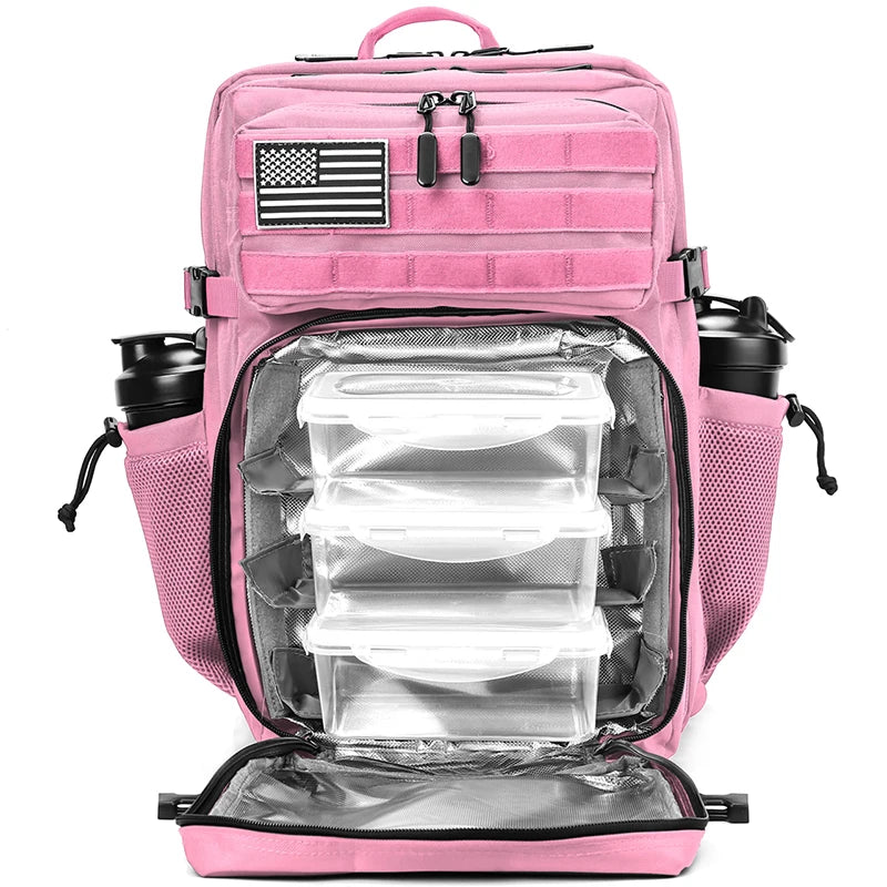Meal Prep Backpack 45L with Insulated Cooler Compartment