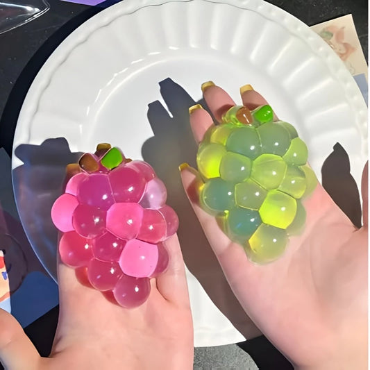 Squishy Grape Stress Ball Fidget Toy – Slow Rising Squeeze