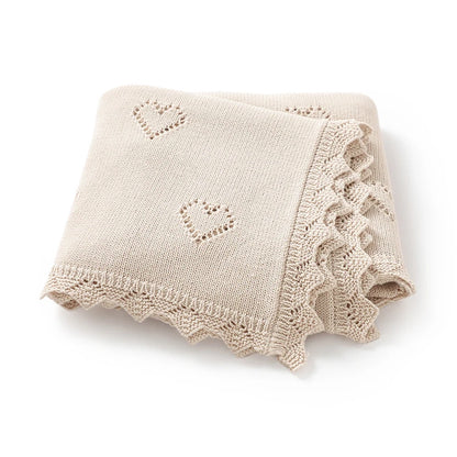 Baby Knit Blanket – Ultra-Soft Cotton Newborn Wrap 90x70cm