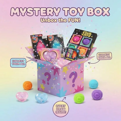 Squishy Blind Box Surprise Toys – 100 Assorted Soft Figures