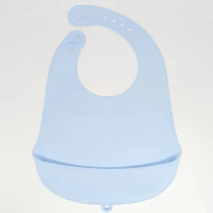 Silicone Baby Feeding Bib with Food Catcher Pocket