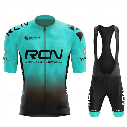 Cycling Jersey Set – Breathable Team Bike Suit with Bib Shorts