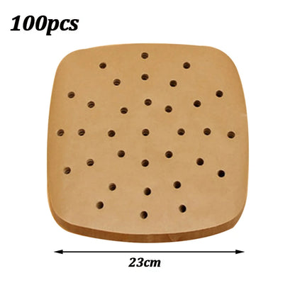 Air Fryer Parchment Paper Liners – Non-Stick Disposable Steamer Sheets